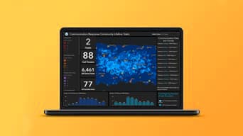 ArcGIS Dashboards enables effective communication of information through a dashboard.