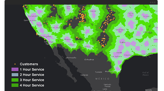 Real time monitoring of customers served